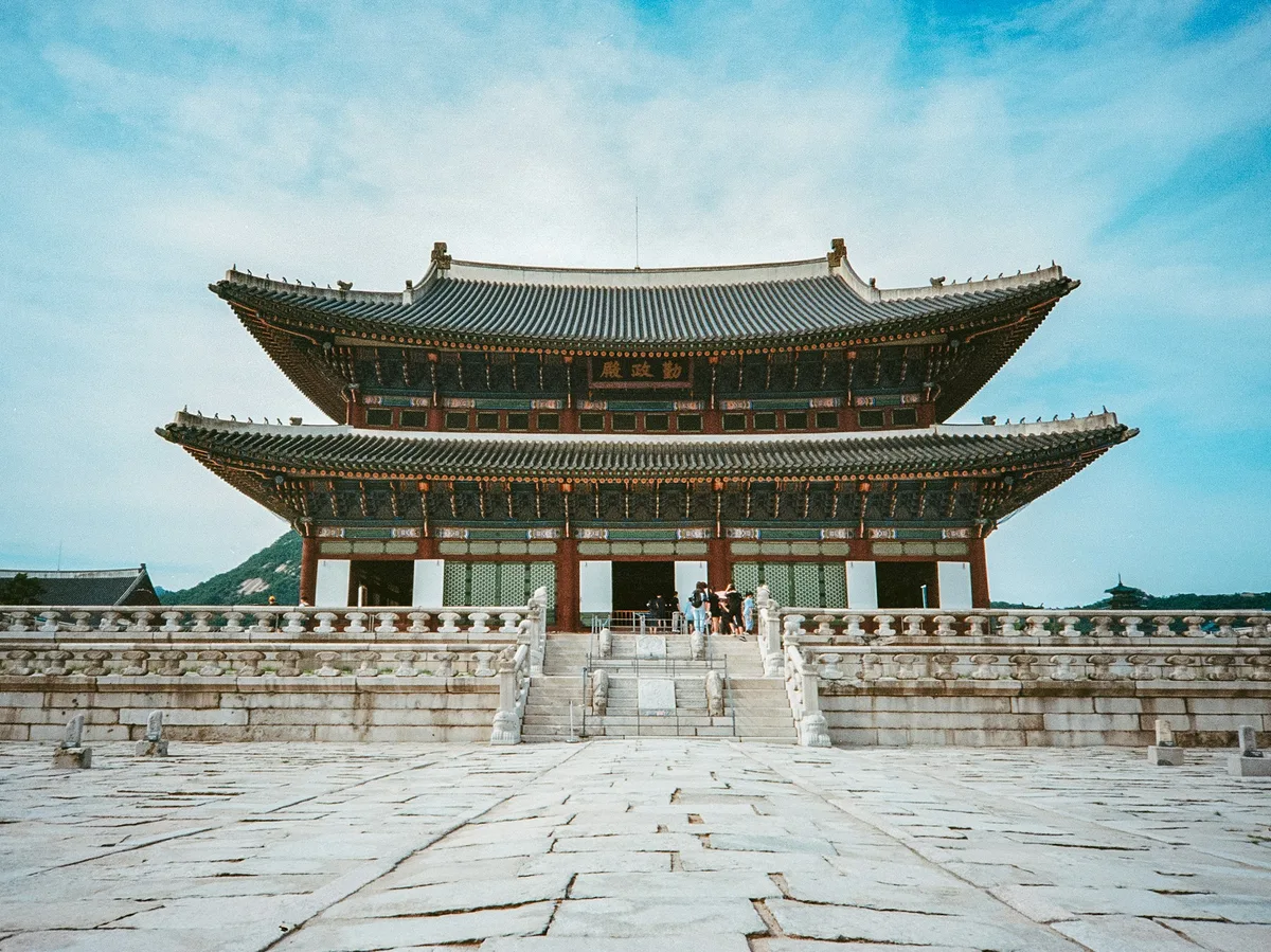 Geunjeongjeon Hall at Gyeongbokgung Palace in Seoul, South Korea