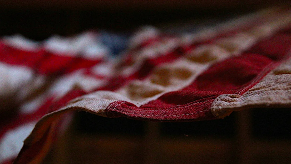 A historic American flag