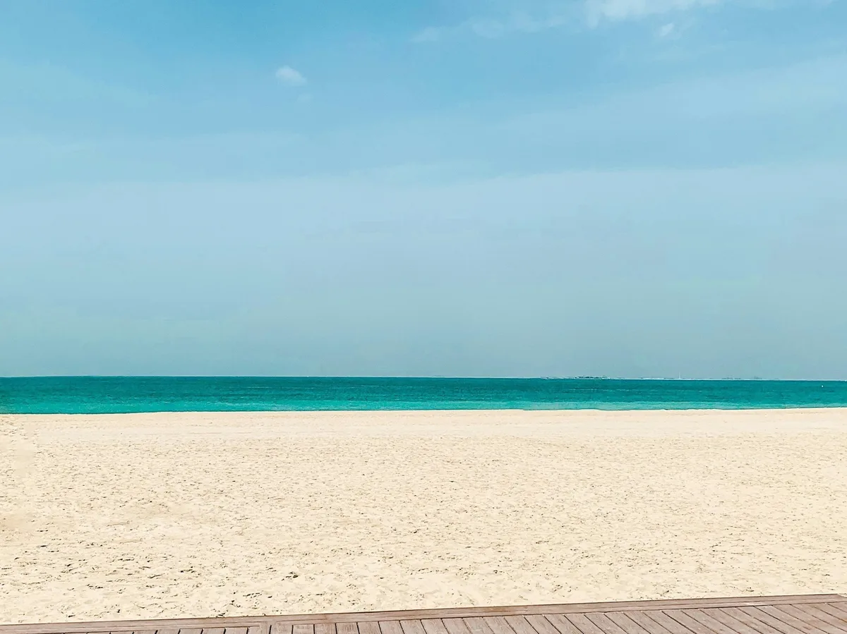 A beachfront hotel on Palm Jumeirah in Dubai
