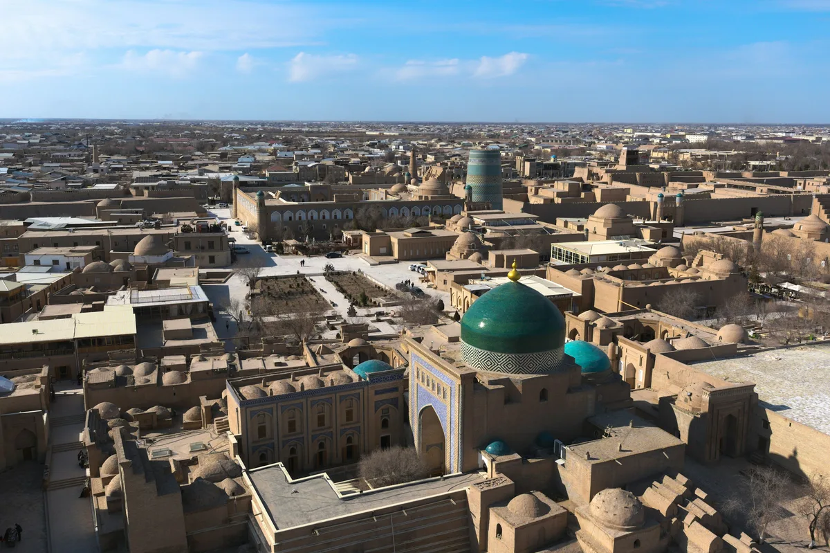 Itchan Kala, the walled old town of Khiva, Uzbekistan