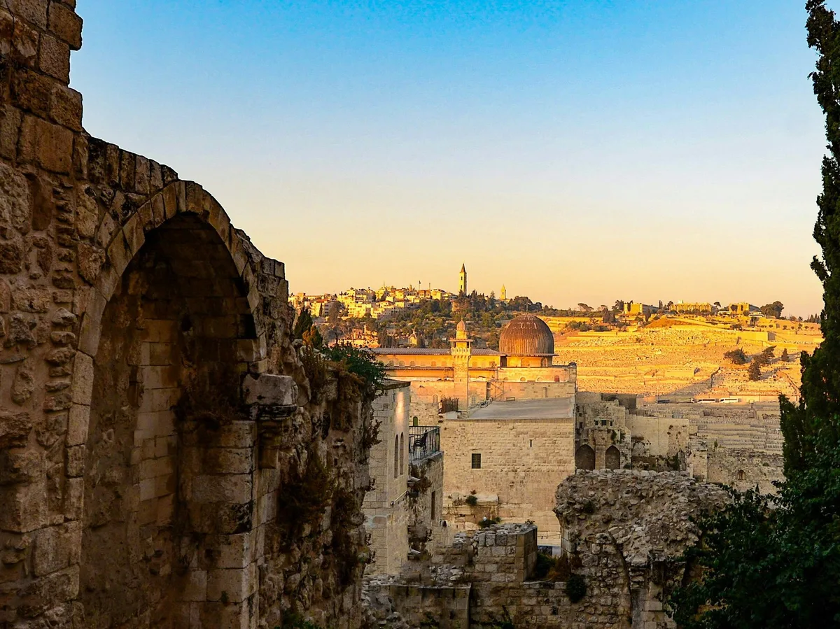 The domes and rooftops of Jerusalem's Old City