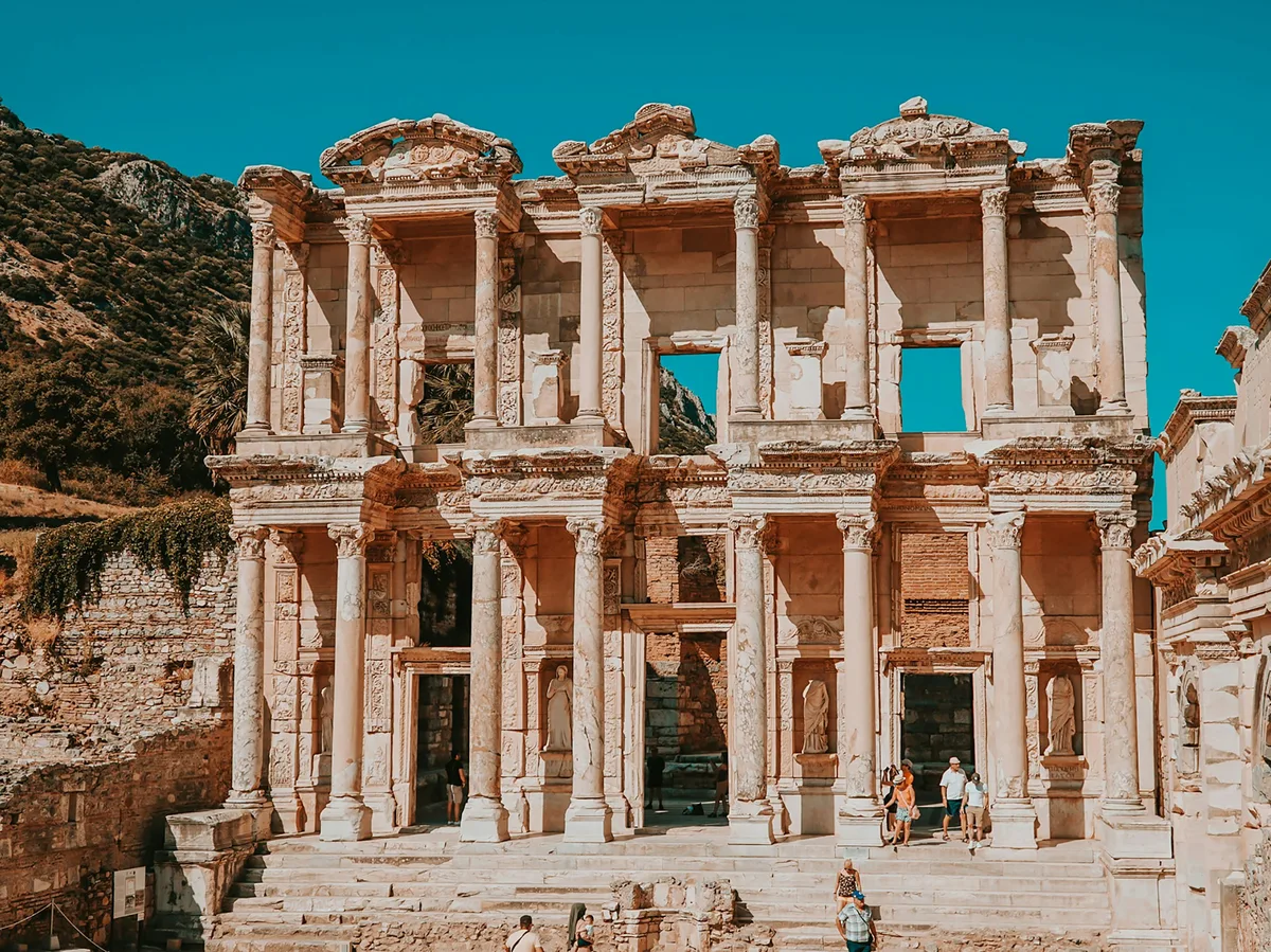 The ancient ruins of Ephesus near Selçuk, Turkey